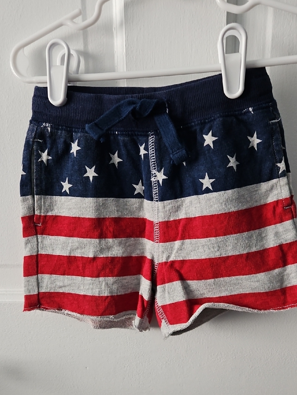 OshKosh B'gosh Navy, Red and White Baby Shorts